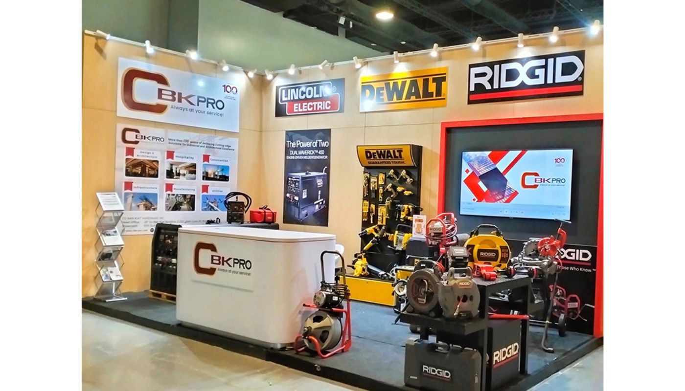 CBK Pro Partners with RIDGID, DeWalt, and Lincoln Electric at the 12th Philippine Machinery Exhibition 2024