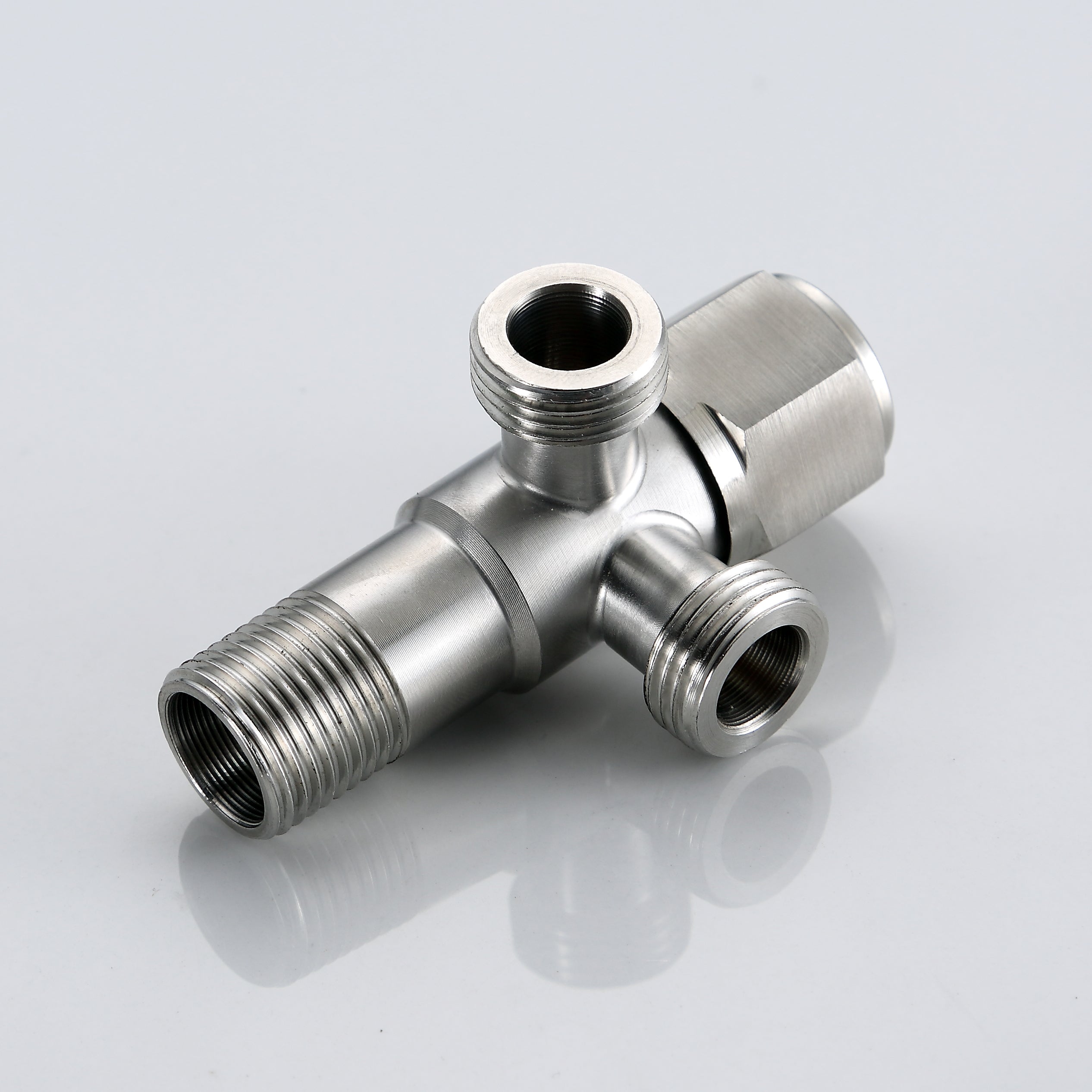 2-WAY ANGLE VALVE M1/2" x M1/2" STAINLESS STEEL