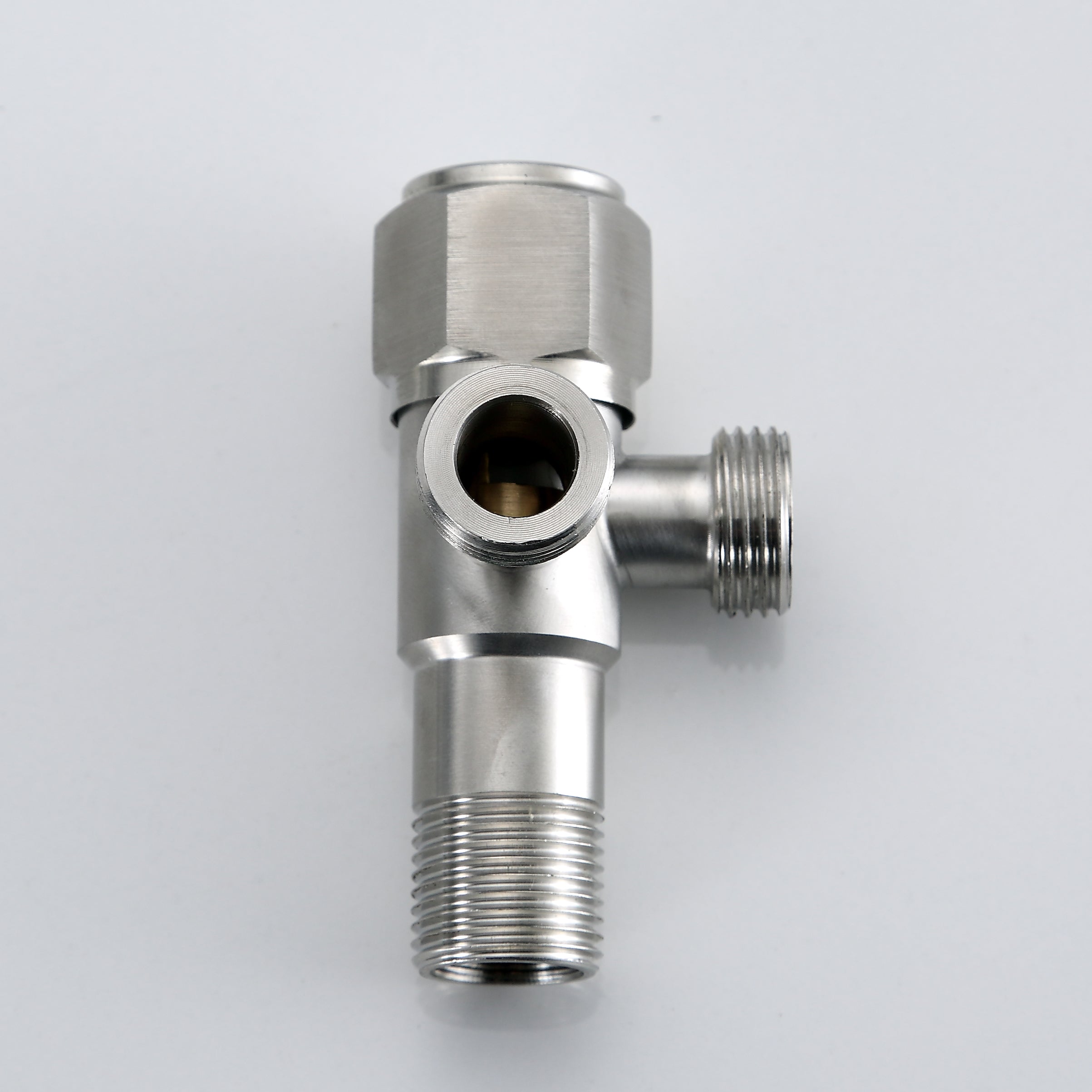 2-WAY ANGLE VALVE M1/2" x M1/2" STAINLESS STEEL