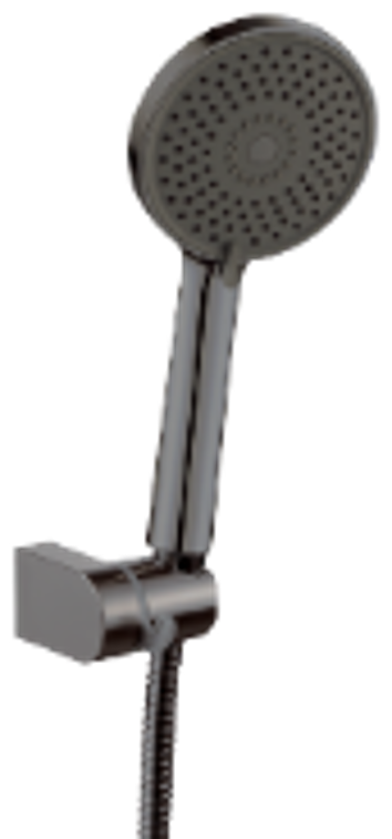 3-SETTING ROUND HAND SHOWER KIT GUNMETAL