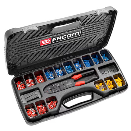 Crimper 449B and Insulated terminals set 20 types - male and female