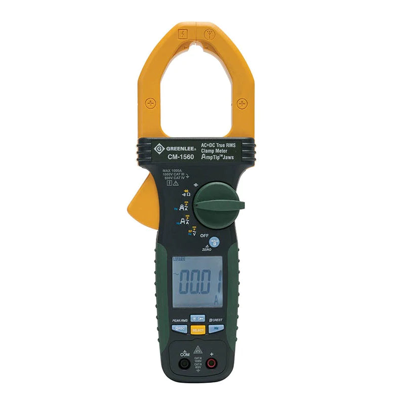 AC/DC True RMS Clamp Meter, 1000V, 1000A