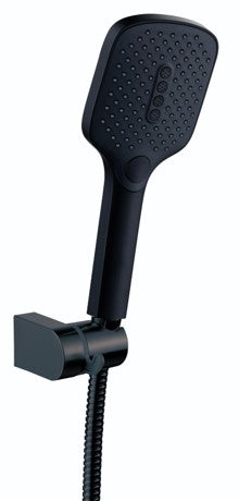 3-SETTING SQUARE HAND SHOWER KIT MATTE BLACK