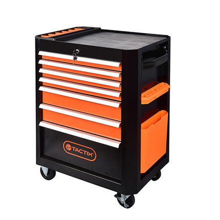 26IN. 7-DRAWER WIDE ROLL-AWAY CABINET