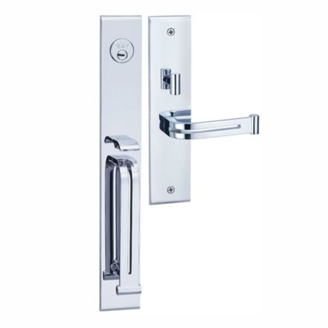 HANDLESET ENTRANCE ELEGANCE M4 RIGHT HANDED SATIN NICKEL