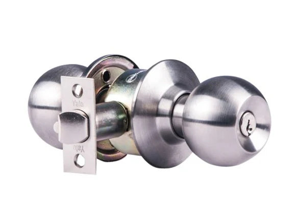 KNOBSET ENTRANCE CAROLINA SATIN STAINLESS STEEL