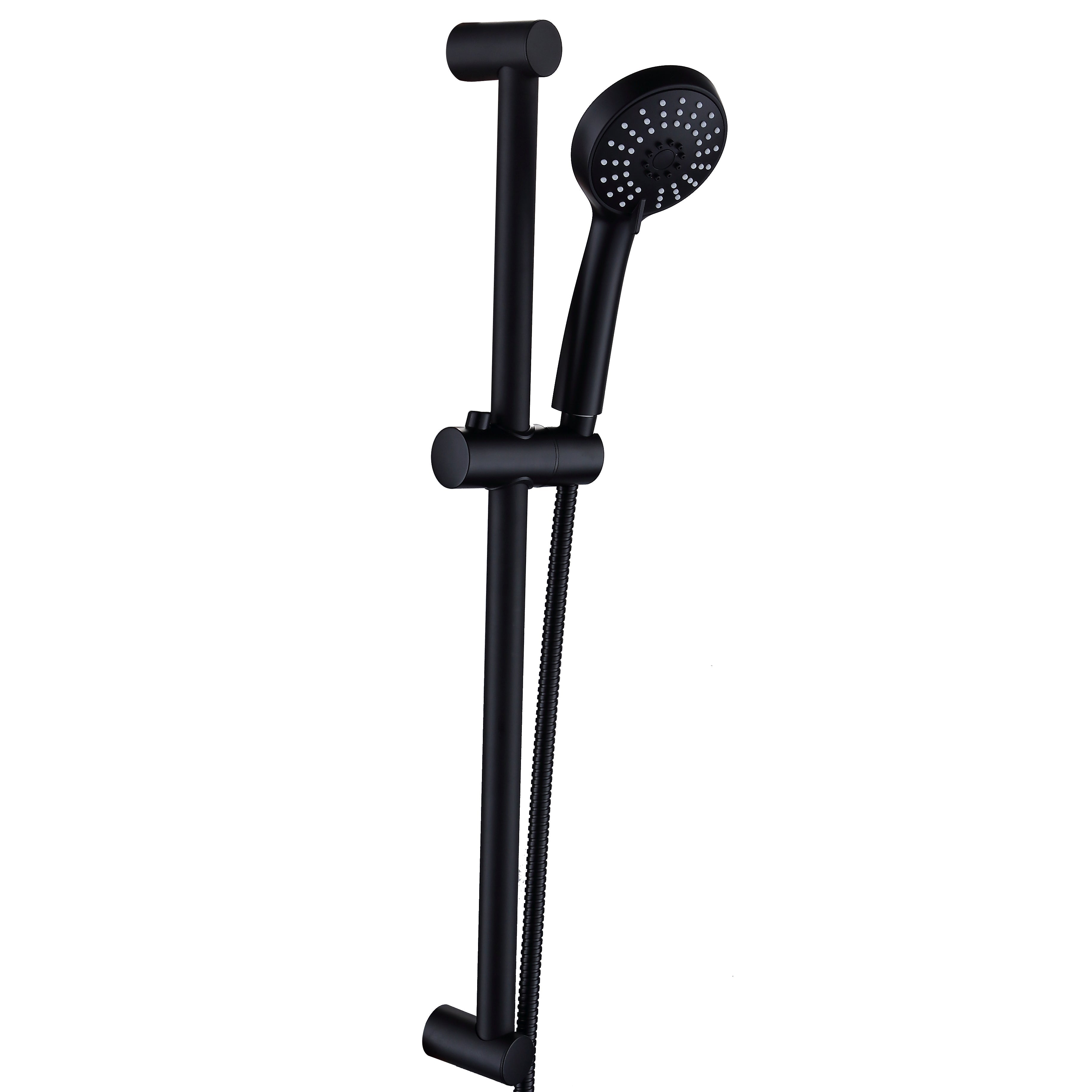 SLIDE BAR W/ 3-SETTING HAND SHOWER KIT MATTE BLACK