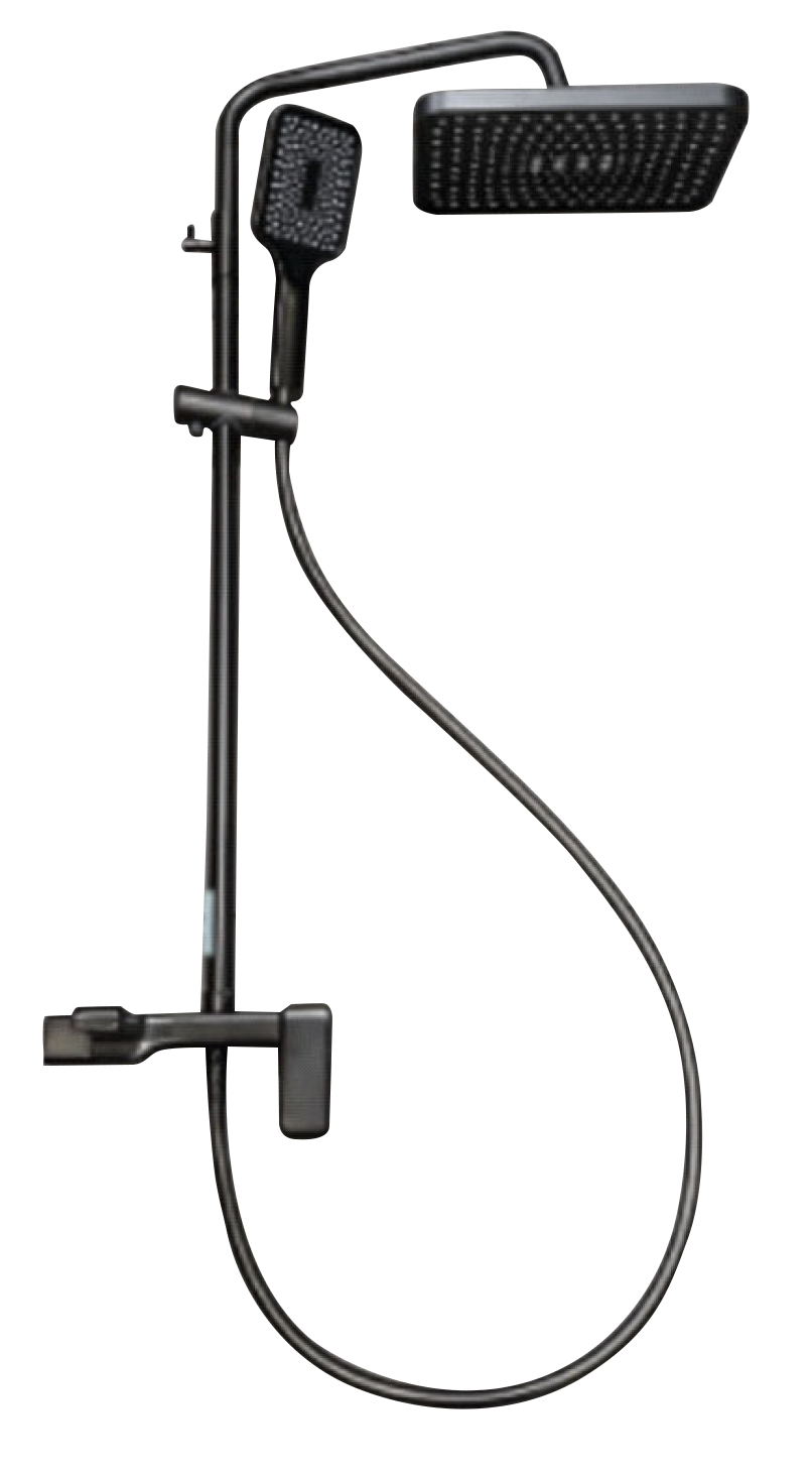 FINN HOT&COLD BATHROOM&SHOWER FAUCET WITH KITCHEN GUN METAL
