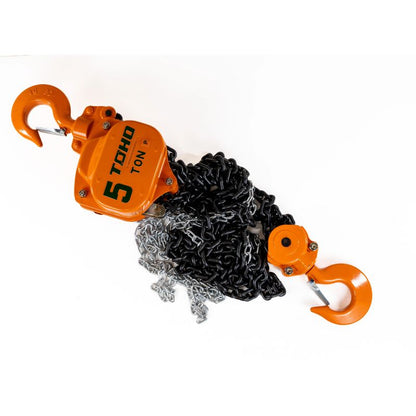 HEAVY-DUTY CHAIN BLOCK 5 TONS CAPACITY