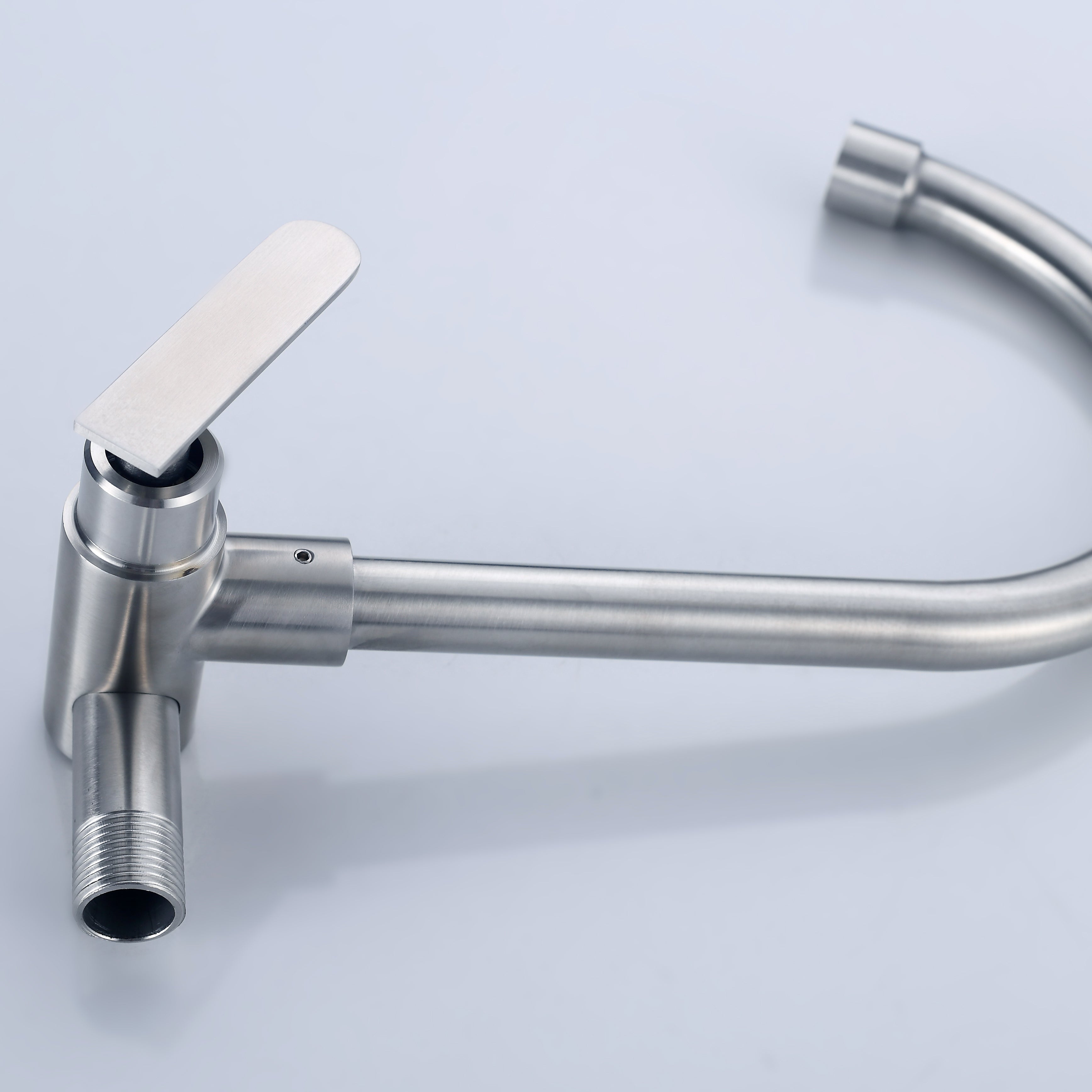 WALL TAP GOOSENECK YARRA SERIES STAINLESS STEEL