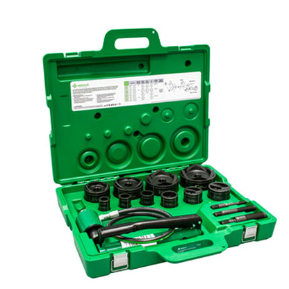 11-Ton Hydraulic Knockout Kit with Hand Pump and Slug-Buster® 1/2" - 4"