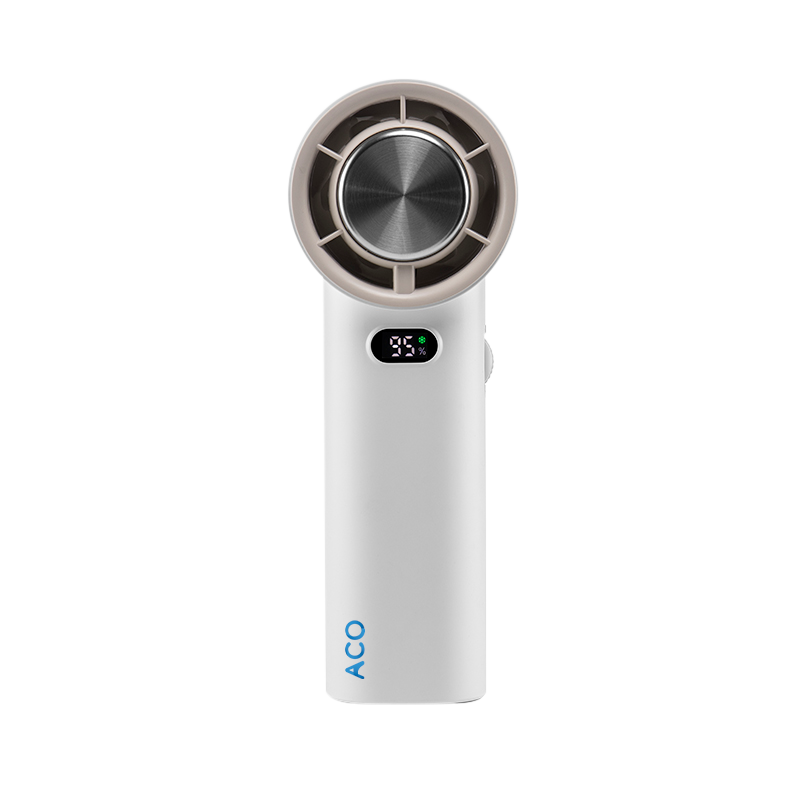 RECHARGEABLE POLAR HANDHELD COOLING FAN 4000mAh WHITE